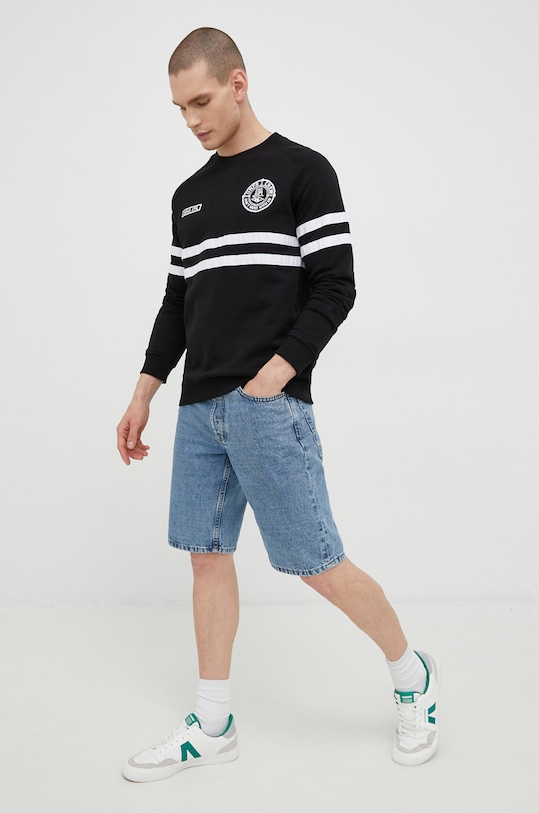 Unfair Athletics bluza bawełniana UNFR19.105 czarny SS22