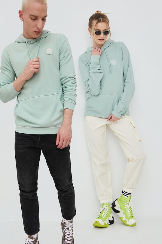 Fila bluza Bouillon z kapturem zielony FAU0002