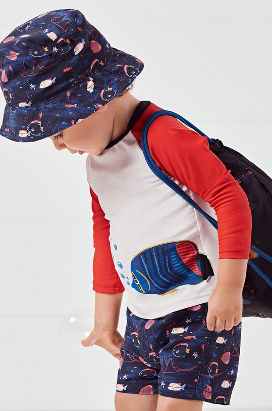 Detské tričko s dlhým rukávom Mayoral okrúhly červená 1019.3H.BABY