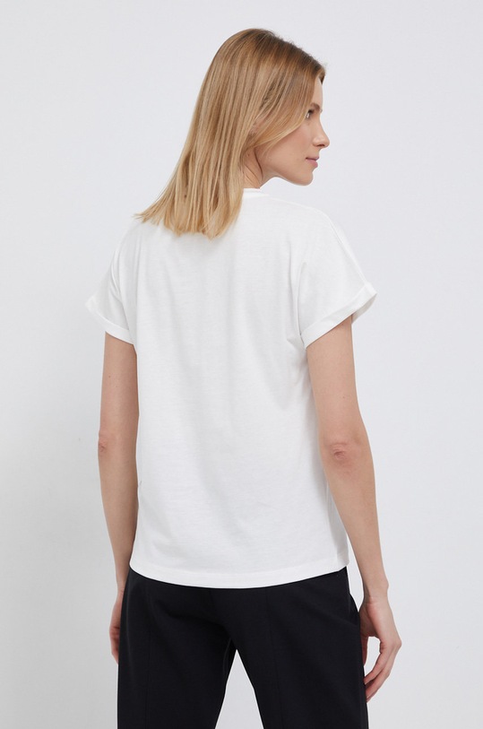 Oblečení Bavlněné tričko Calvin Klein K20K203460.PPYY bílá