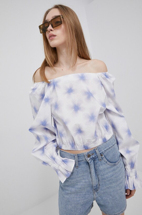 Ρούχα Μπλουζάκι Levi's A1906.0003 λευκό