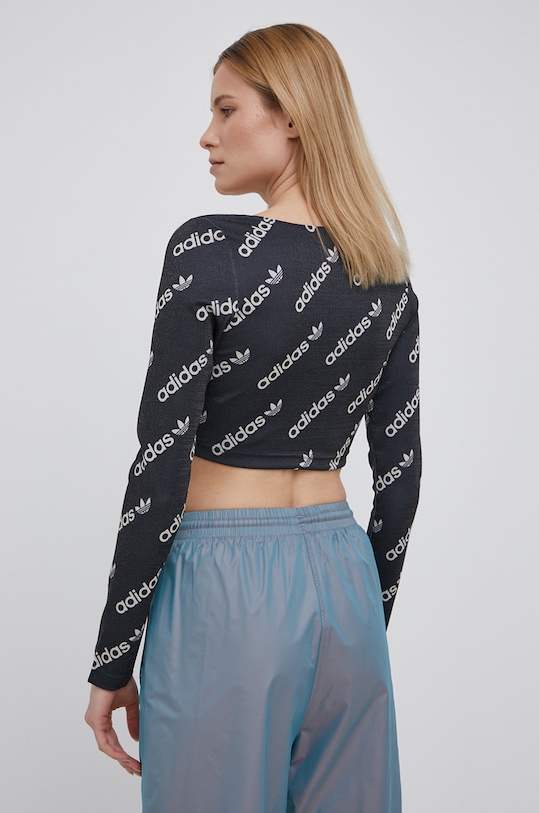 Ruházat adidas Originals hosszú ujjú HM4894 HM4894 fekete