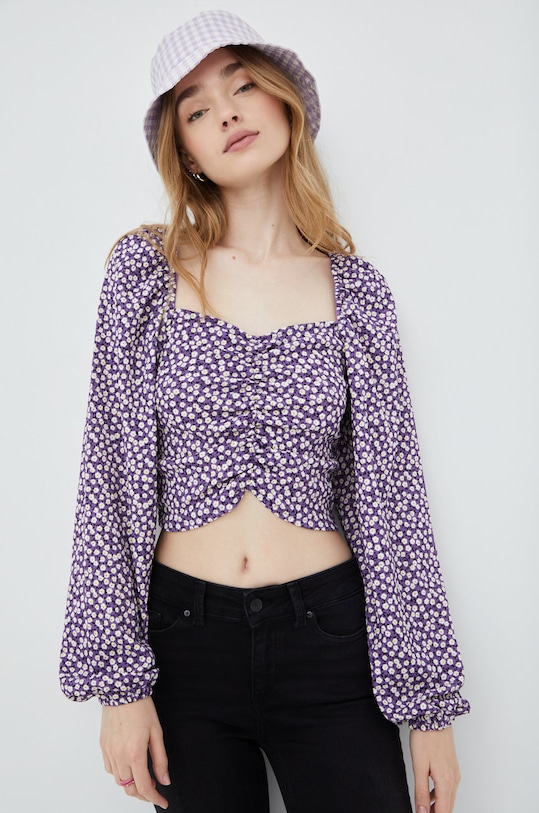 Bluza Noisy May ljubičasta 27020655.ChalkViole