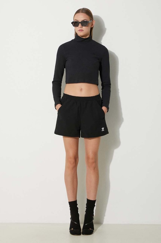 Лонгслив adidas Originals Trefoil Moments HE6905 чёрный SS22