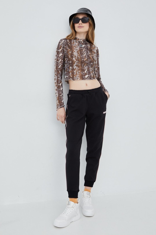 adidas Originals longsleeve HT5993 HT5993 brązowy SS22