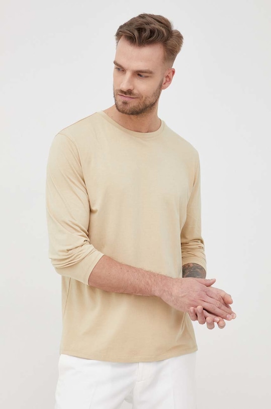 Resteröds longsleeve z elastanem beżowy 27041.14