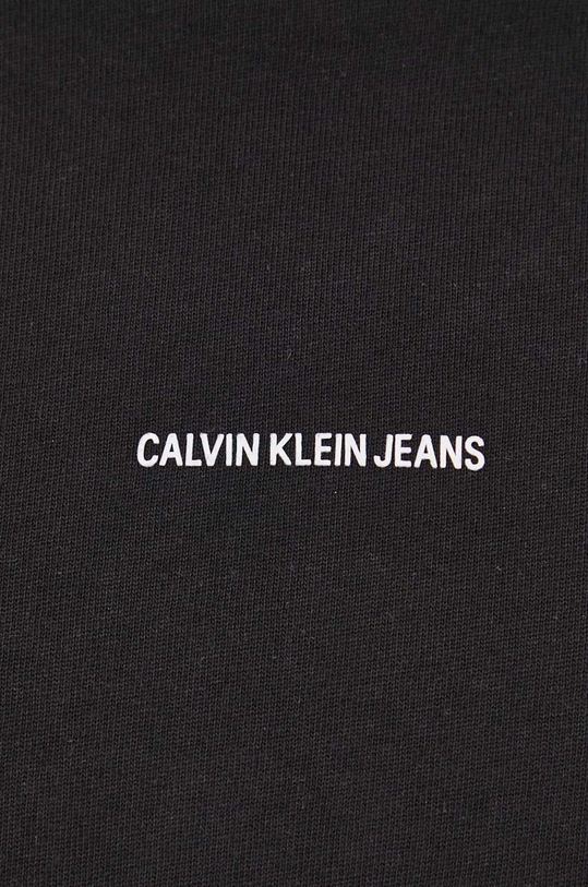 Pamučna majica dugih rukava Calvin Klein Jeans J30J319900.PPYY crna