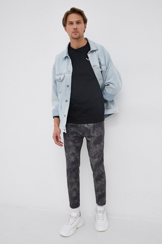 Pepe Jeans longsleeve Original Basic 2 Long N PM508211.999 czarny AW22