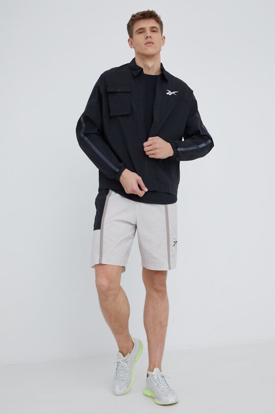 Лонгслів для тренувань Reebok H44120 H44120 чорний SS22