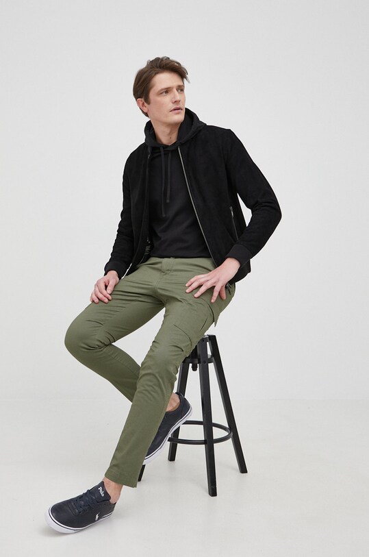 Polo Ralph Lauren - Βαμβακερό πουκάμισο με μακριά μανίκια 710847203001 μαύρο