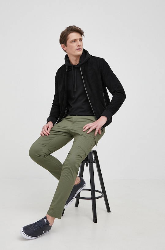 Хлопковый лонгслив Polo Ralph Lauren 710847203001 чёрный