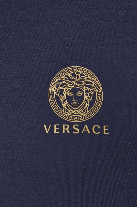 Tričko s dlouhým rukávem Versace AUU01007 námořnická modř
