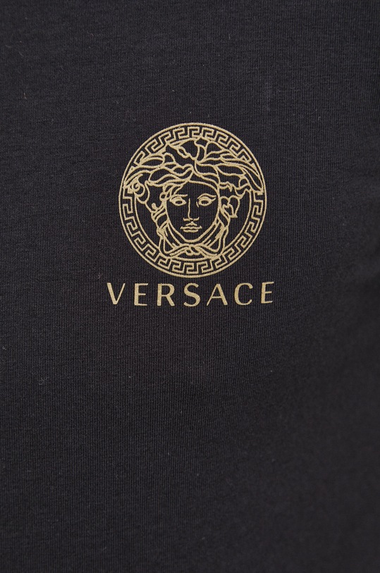 Majica dugih rukava Versace AUU01007 crna