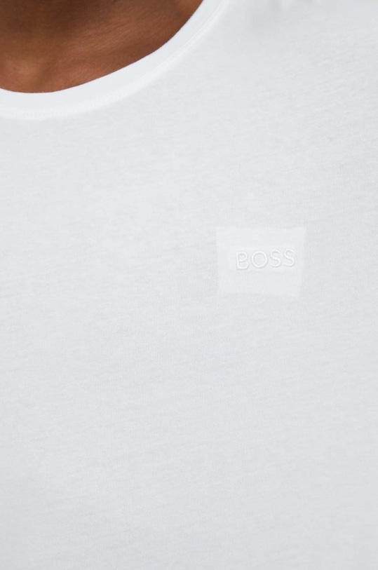 Pyžamové tričko s dlouhým rukávem BOSS 50470144 bílá