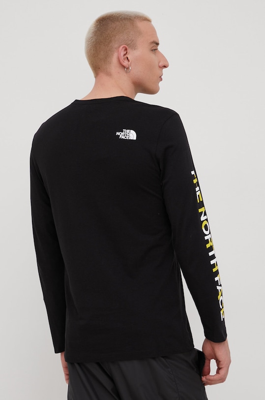 Oblečenie Bavlnené tričko s dlhým rukávom The North Face NF0A5IG9JK31 čierna