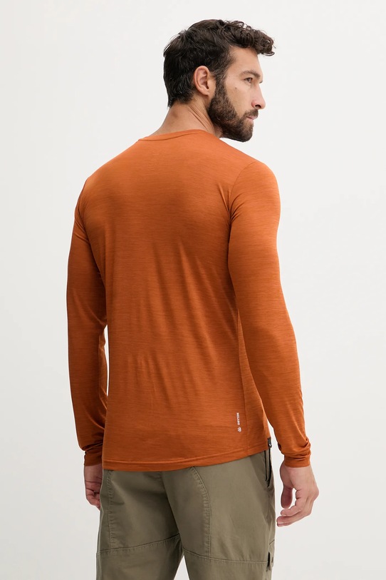 Odzież Salewa longsleeve sportowy Puez Melange 00.0000027453 pomarańczowy