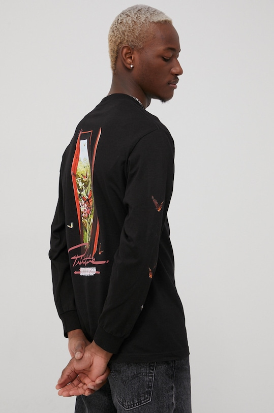 Odzież Primitive longsleeve bawełniany papho2148.blk czarny