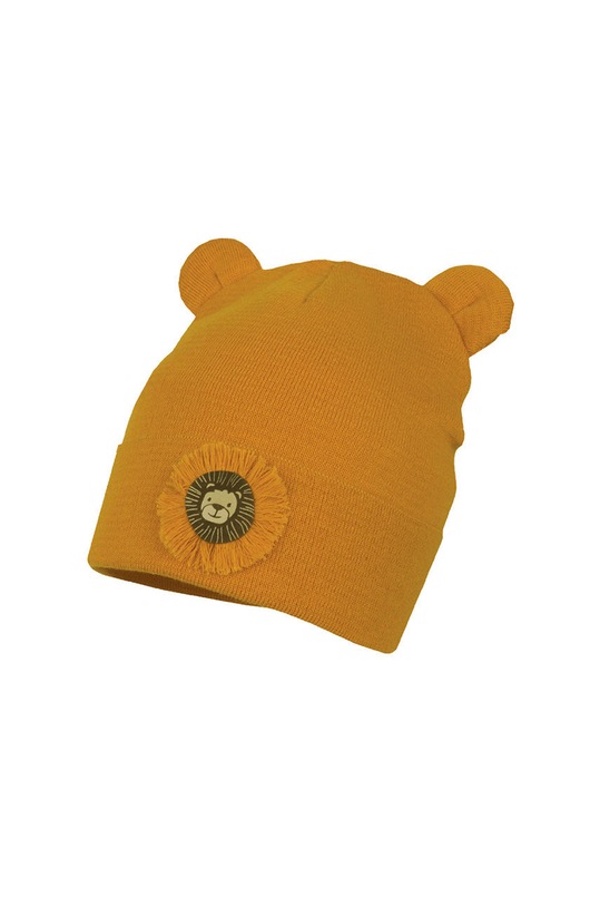 Dětska čepice Jamiks bavlna oranžová LION.JWE137.B