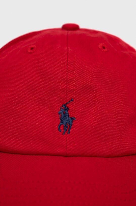 Мальчик Детская хлопковая кепка Polo Ralph Lauren 320552489003 красный
