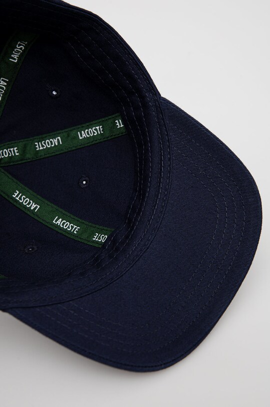 Детская хлопковая кепка Lacoste тёмно-синий RK3106
