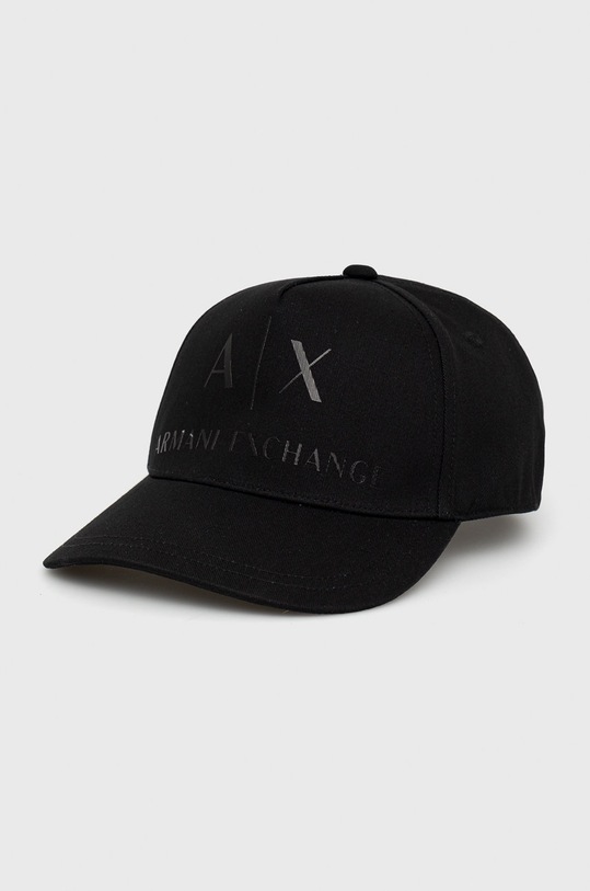 Čepice Armani Exchange potisk černá 944171.2R110