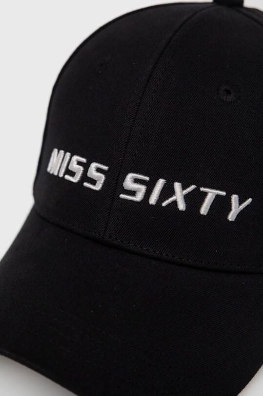 Doplnky Bavlnená čiapka Miss Sixty 6N4HJ8590000 čierna