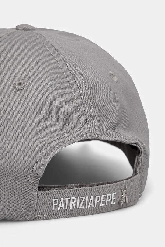 Аксесуари Бавовняна бейсболка Patrizia Pepe 8F1650.AB01 сірий