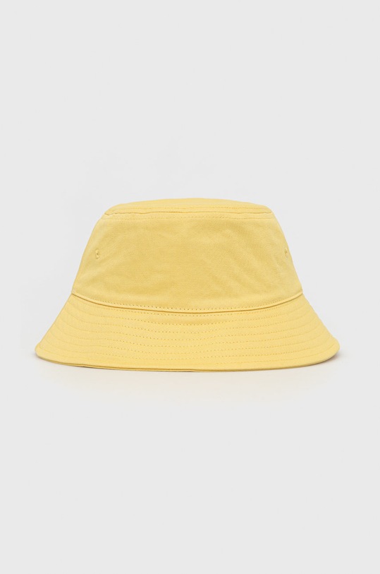 Pamučni šešir Levi's bez uzorka zlatna D6638.0001