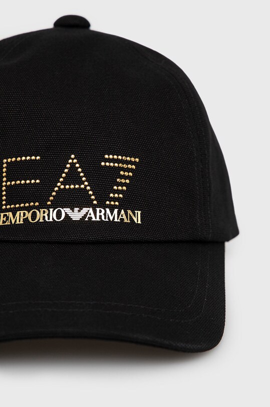 Хлопковая кепка EA7 Emporio Armani 285559.2R104 чёрный SS22