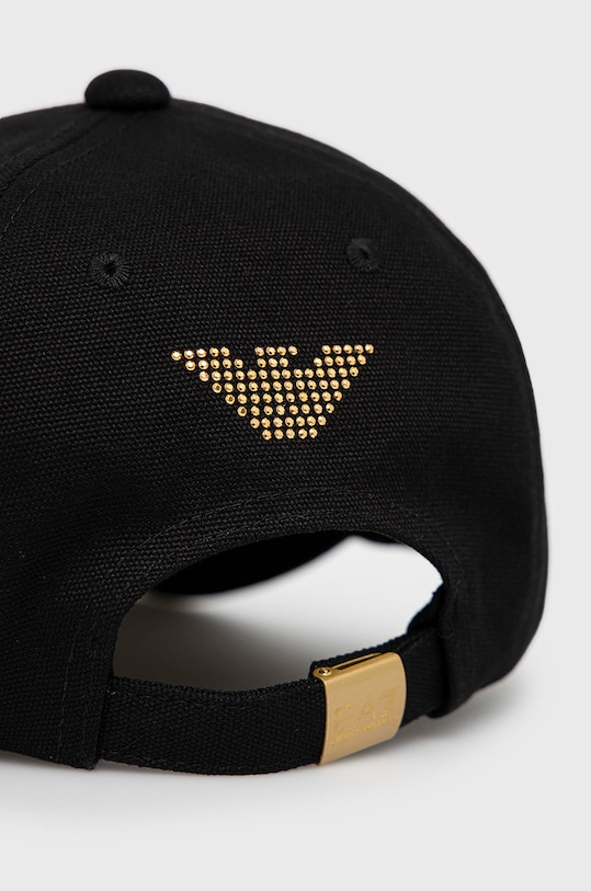 Аксесуари Бавовняна кепка EA7 Emporio Armani 285559.2R104 чорний