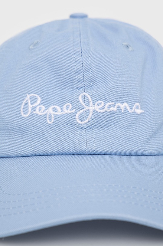 Bavlnená čiapka Pepe Jeans Lucia Cap PL040325.501 modrá SS22