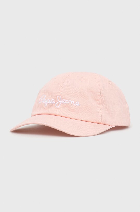 Kapa Pepe Jeans Lucia Cap natpis roza PL040325.325