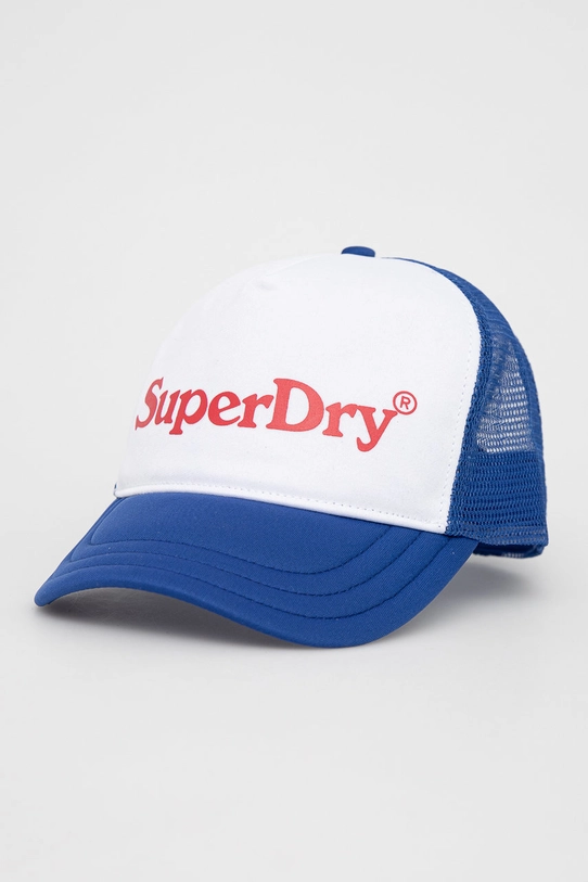 Superdry czapka pozostałe niebieski Y9010074A.3H1