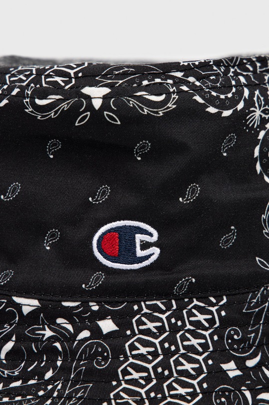 Obojstranný bavlnený klobúk Champion 805505 805505 čierna SS22