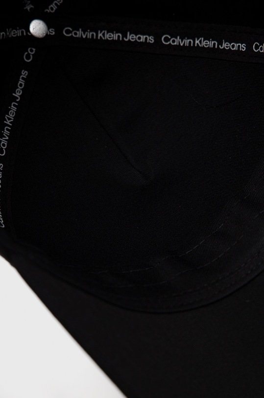 Бавовняна кепка Calvin Klein Jeans чорний K60K609383.PPYY