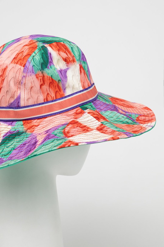 Bavlnený klobúk Roxy X Stella Jean ERJHA04080 viacfarebná SS22