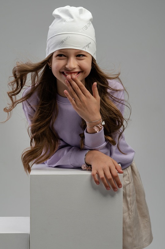 Jamiks czapka dziecięca Ciao pozostałe beżowy CIAO.JWE201.G