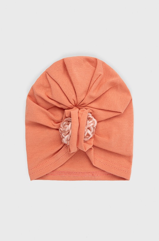 Detská čiapka Jamiks YULLA.organic.JWE187.G oranžová SS22