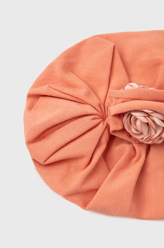 Dievča Detská čiapka Jamiks YULLA.organic.JWE187.G oranžová