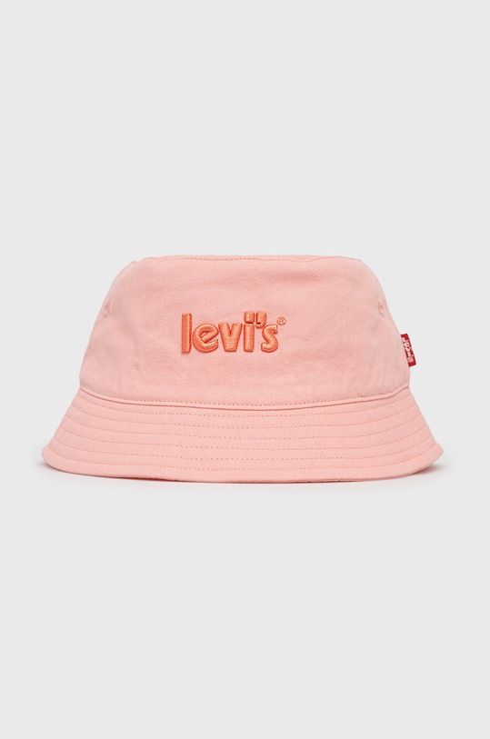 Levi's kapelusz bawełniany bawełna różowy 9A8503.G