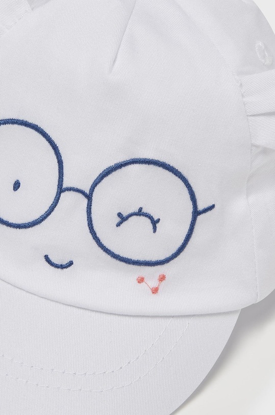 Дитяча Бавовняна кепка Mayoral Newborn 9493.2U.Newborn білий SS22