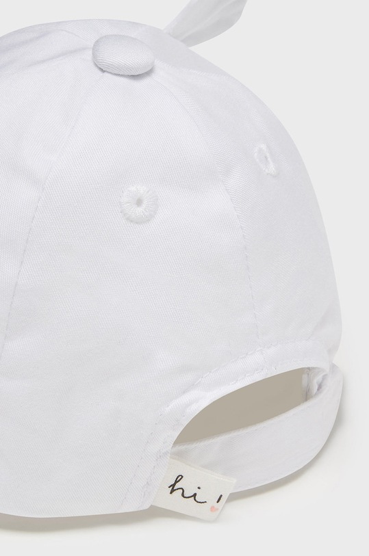 Chłopiec Mayoral Newborn czapka bawełniana dziecięca 9493.2U.Newborn biały