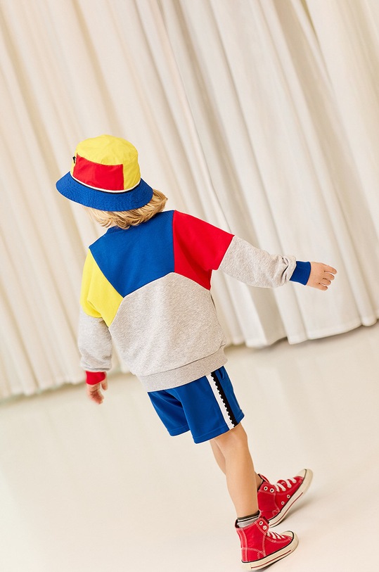 Lego kapelusz dziecięcy wzorzyste żółty 11010455