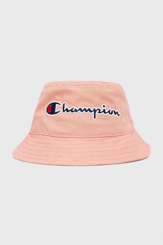 Champion kapelusz bawełniany dziecięcy 805556 aplikacja różowy 805556