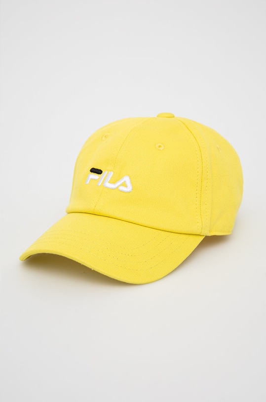 Fila caciula copii bumbac galben FCK0007