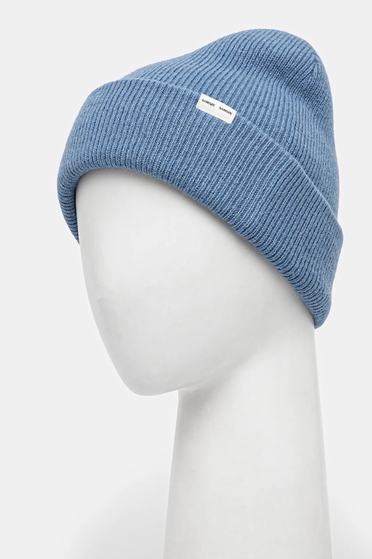 Samsoe Samsoe caciula de lana M13407218 albastru SS25