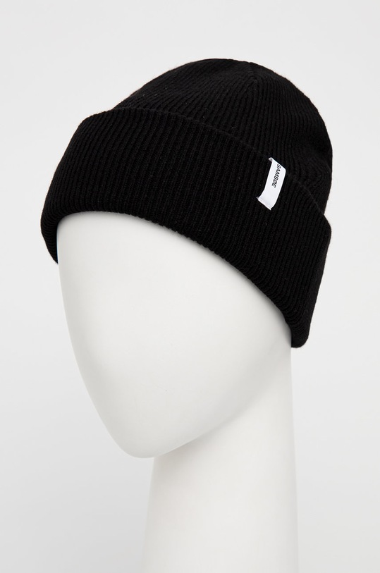 Samsoe Samsoe wool beanie M13407218 black SS25