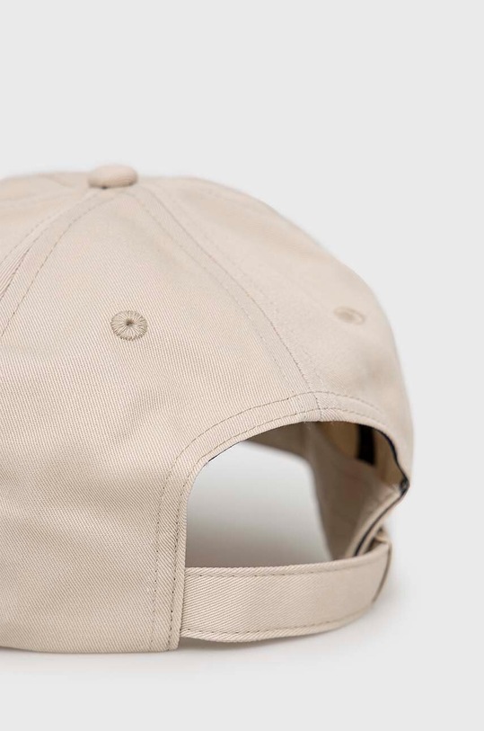 Akcesoria Tommy Jeans czapka z daszkiem bawełniana AM0AM08496.PPYY beżowy