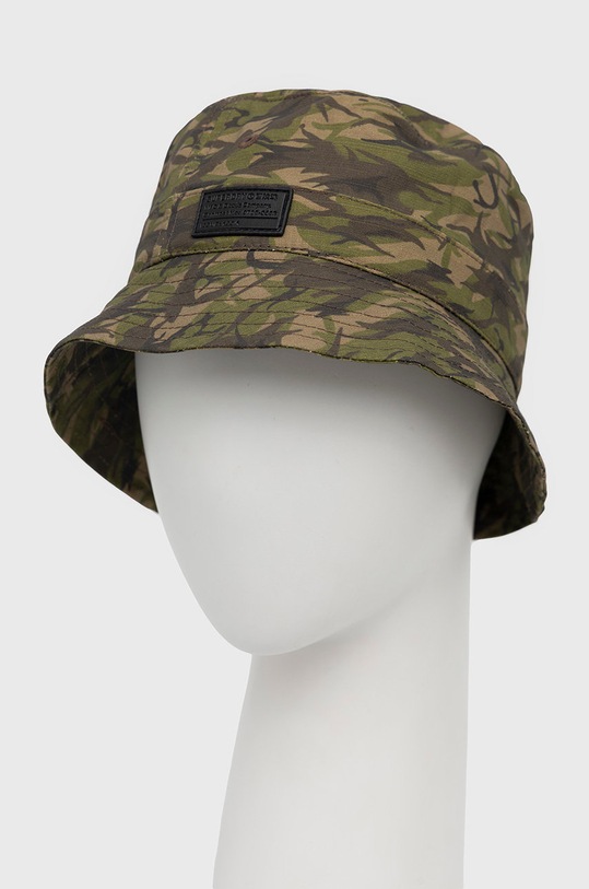 Superdry Kapelusz bawełniany M9010161A.3DL zielony SS22