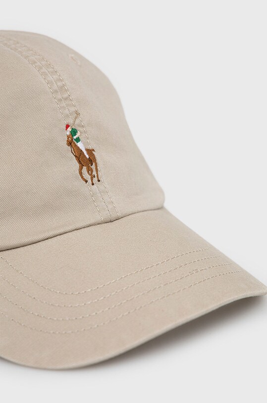 Καπέλο Polo Ralph Lauren 710834737013 μπεζ SS22